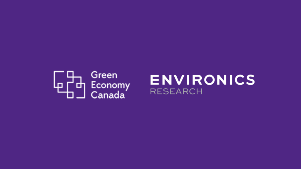 green economy and environics research logos