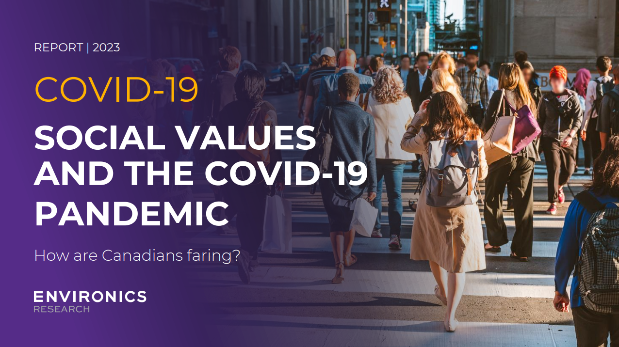 social values and covid19 report cover image
