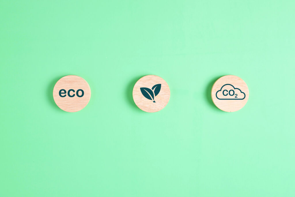 reuse and recycle icon. symbol of environment zero carbon footprint. high quality photo