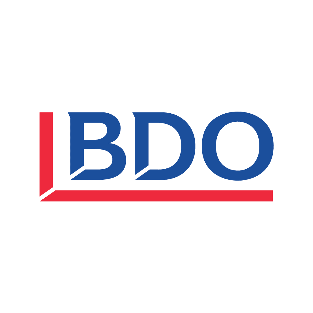 bdo logo blue and red
