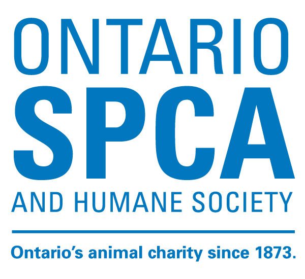 The Ontario SPCA and Humane Society logo in white/blue
