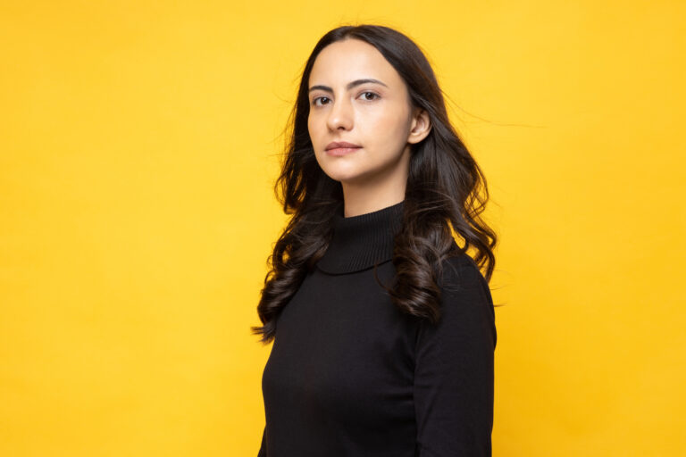 Women facing the camera with authority