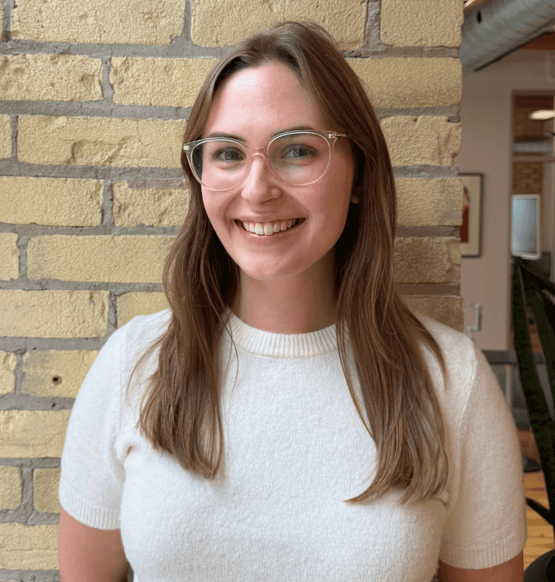 Megan Wylie Headshot in Office