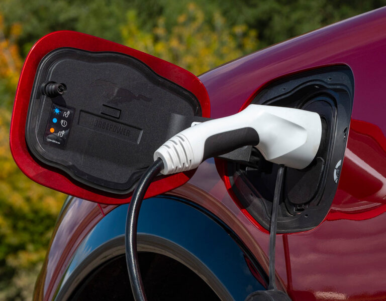 red ford ev charging