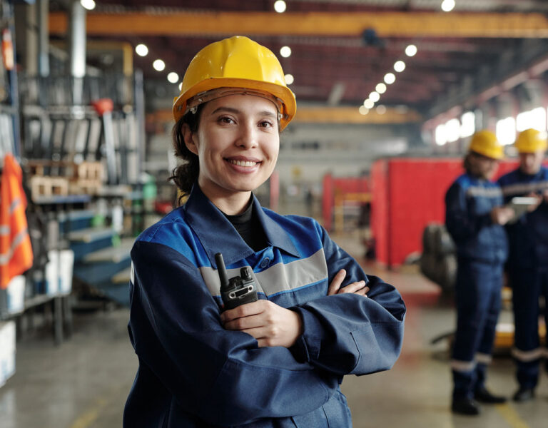 woman working in factory